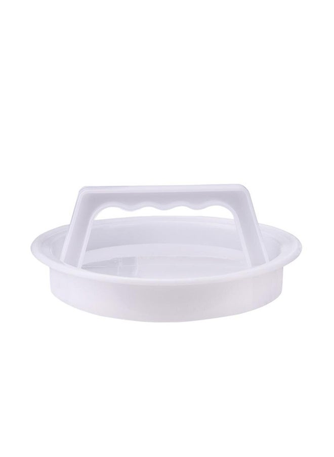 O Ozone Burger Press [ Hamburger Patty Maker ] Burger Smasher [ Patty Press ] Kitchen Barbeque Tool [ Burger Maker ] - White  - Image 4