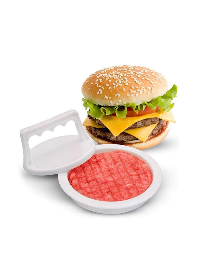 O Ozone Burger Press [ Hamburger Patty Maker ] Burger Smasher [ Patty Press ] Kitchen Barbeque Tool [ Burger Maker ] - White  - Image 1