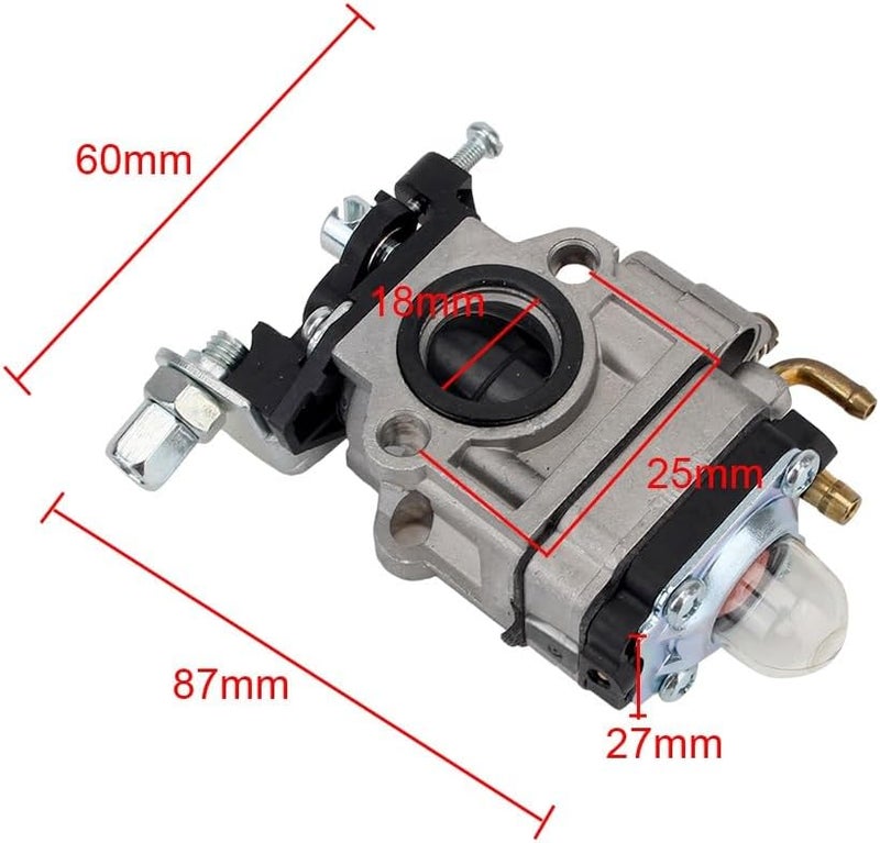 15mm Carburetor Kit For Gasoline Brush Cutter Trimmer Chainsaw Carb Replacement - Image 4