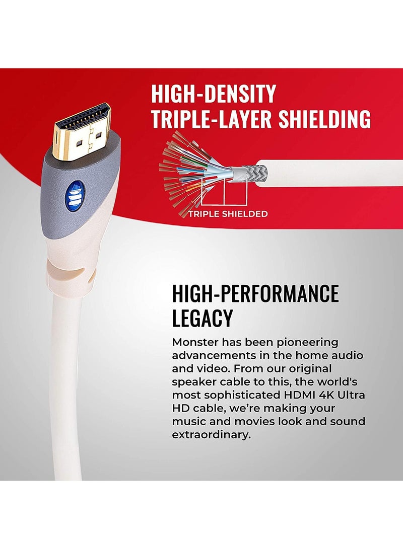 Monster 122949-00 Monster Essentials Ultra Hd 4K Hdmi Cable 12Ft - (Pack Of1) - Image 3