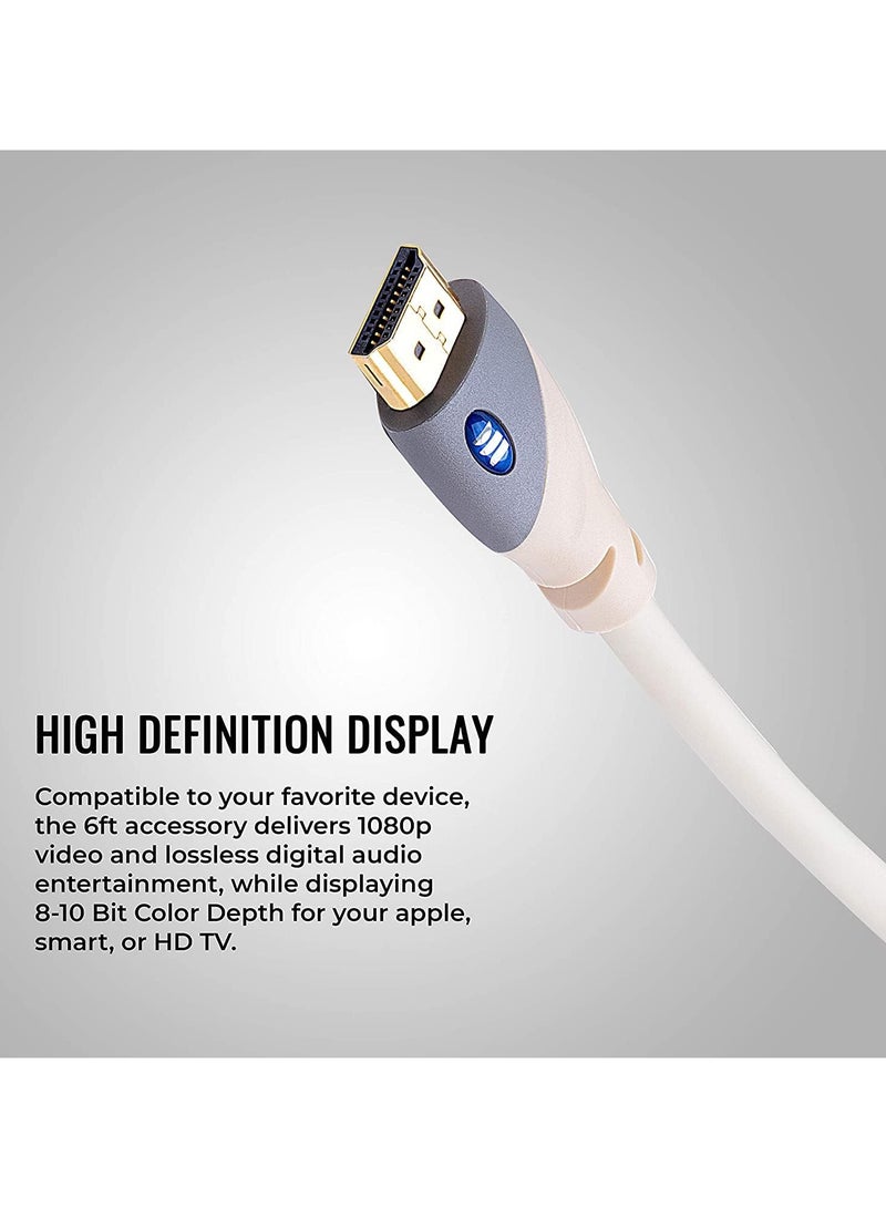 Monster 122949-00 Monster Essentials Ultra Hd 4K Hdmi Cable 12Ft - (Pack Of1) - Image 4