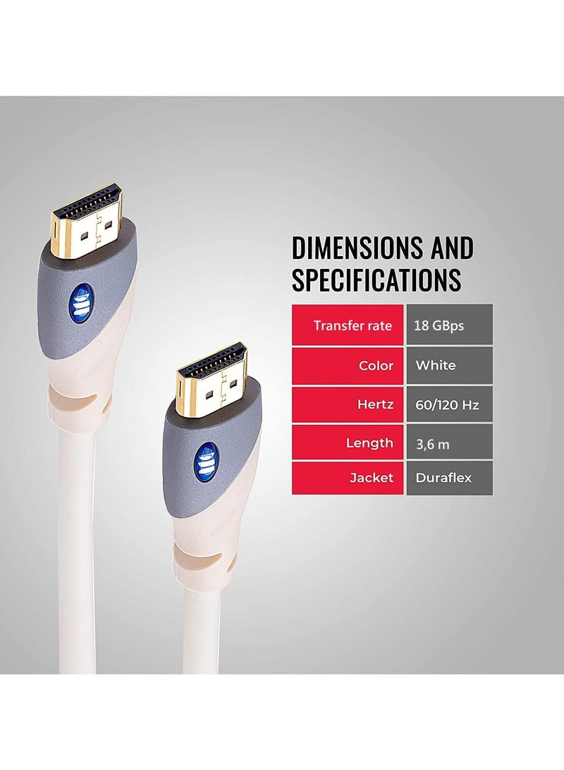 Monster 122949-00 Monster Essentials Ultra Hd 4K Hdmi Cable 12Ft - (Pack Of1) - Image 5