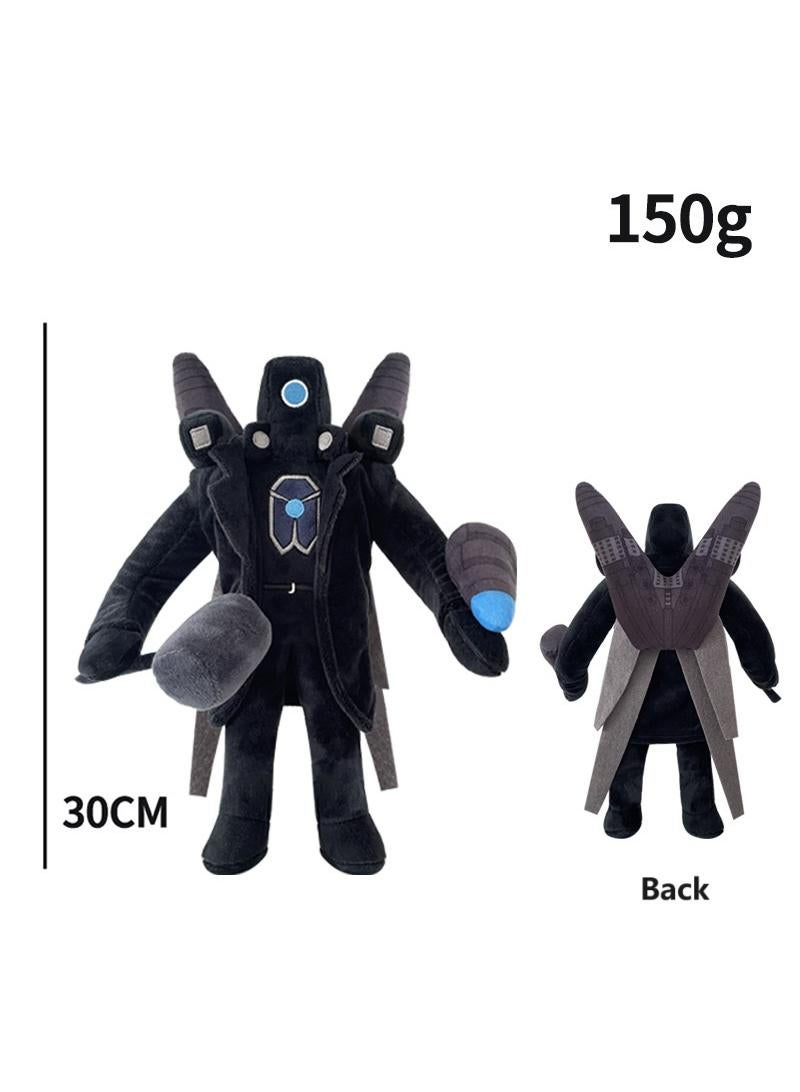 general Set Of 2 Pcs Skibidi Toilet Plush Toys 30cm Unmatched Of War Monitor And Titan Electric Driller For Fans Gift Horror Stuffed Figure Doll For Kids And Adults Great Birthday Stuffers For Boys Girls - Image 2