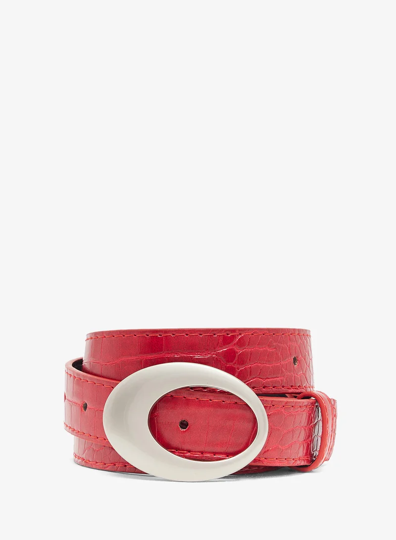Ginger Oval Buckle Vintage Belt