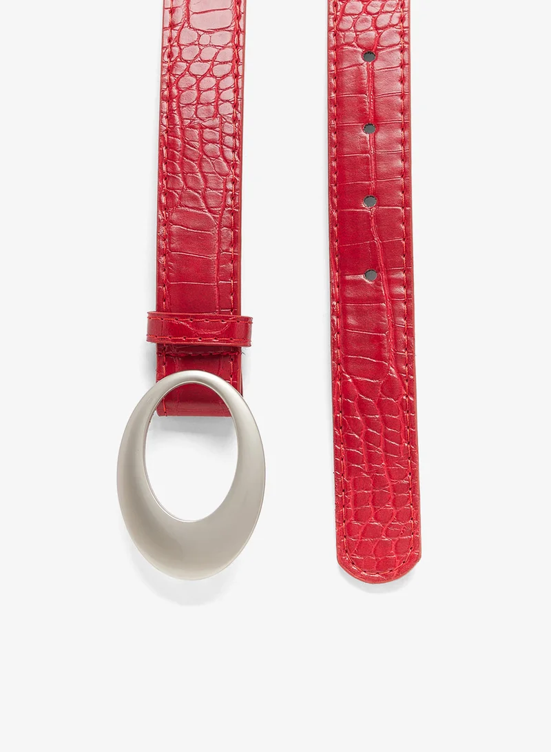 Ginger Oval Buckle Vintage Belt