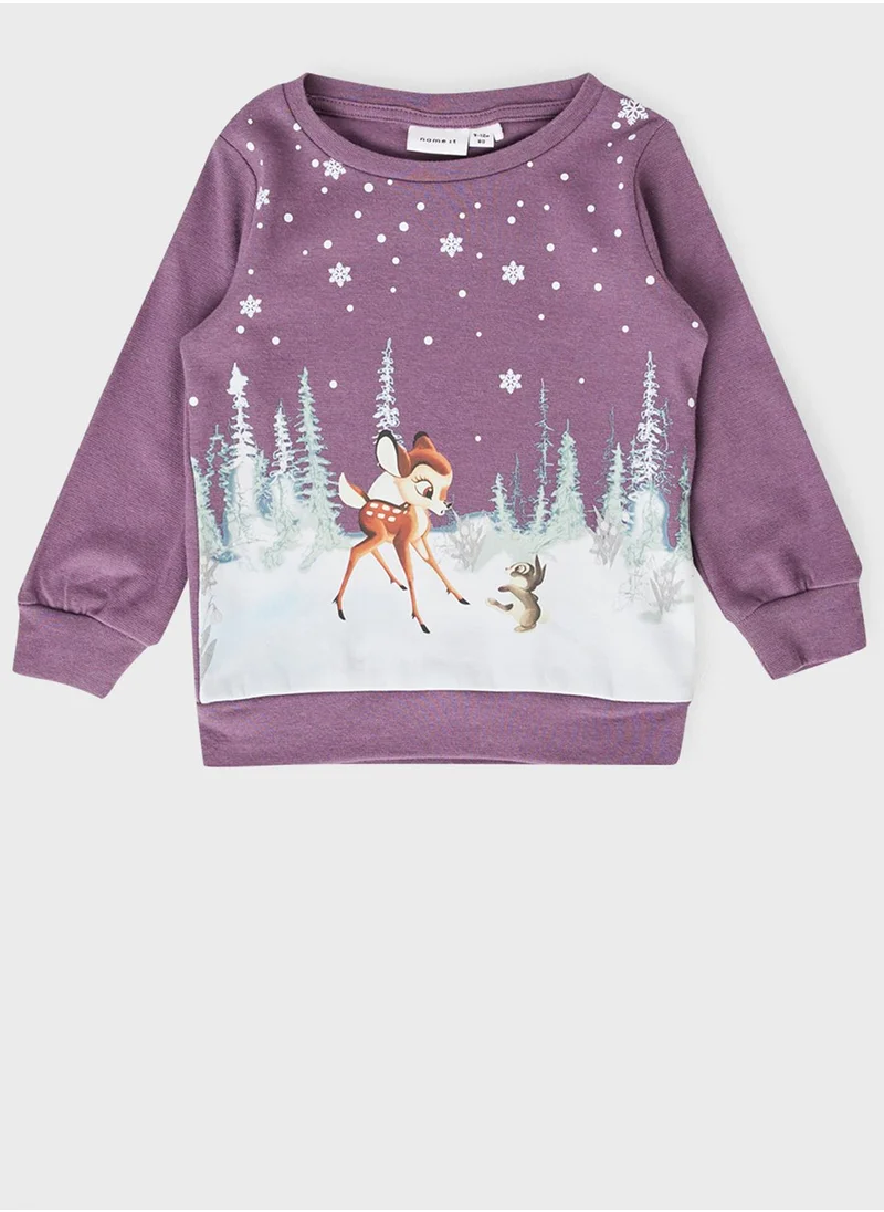 NAME IT Kids Bambi Long Sleeve Sweatshirt