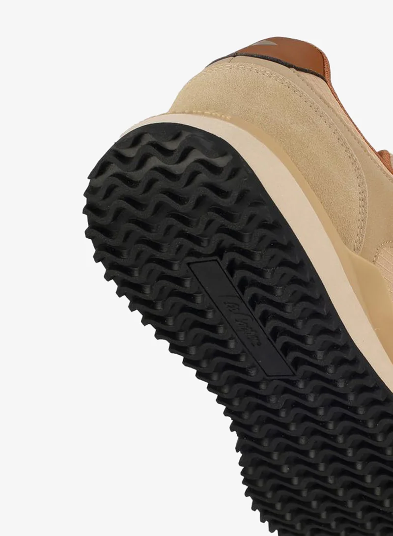 Lee Cooper BEIGE Men Panelled Lace-Up Sneakers for Men | Best Price UAE