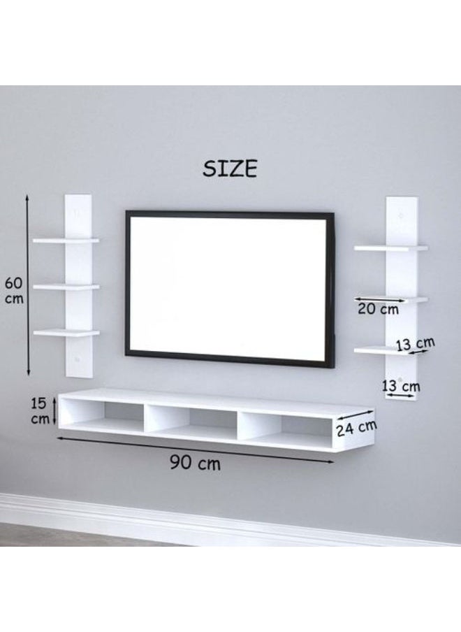 MODERN HOME Functional TV Unit – Neat Organization for Screens and Accessories.  - Image 4