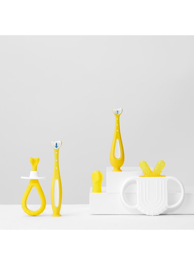 فريدا بيبي فرشاة أسنان تدريب للأطفال بشعيرات سيليكون ناعمة - Image 2