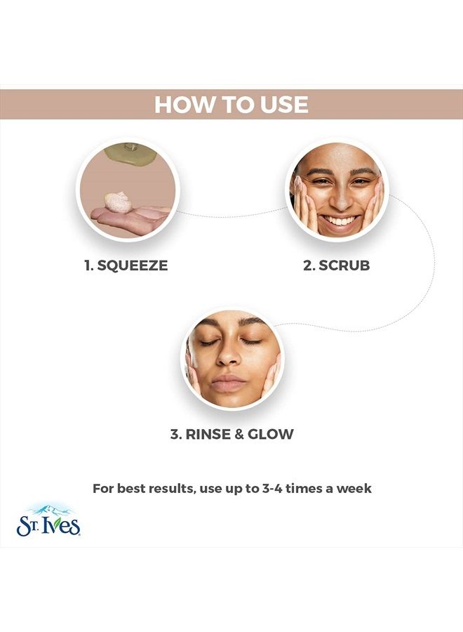 ST. Ives Gentle Smoothing Face Scrub and Mask Oatmeal, ONE , 6 oz - Image 5