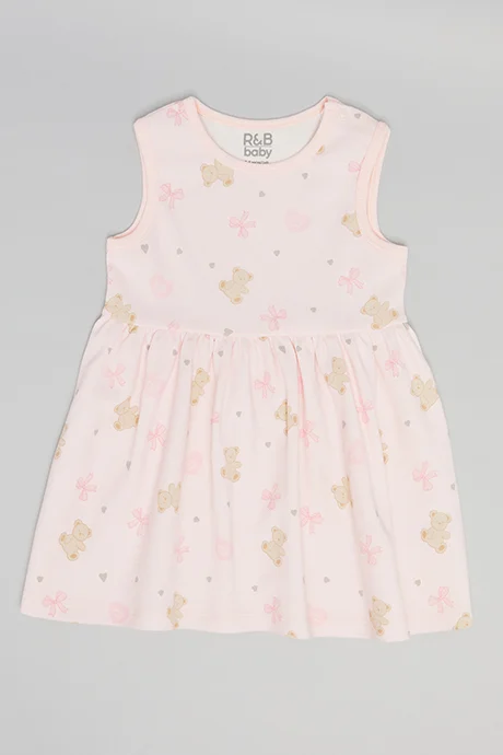 أر أند بي 2 Pack Printed Sleeveless Fit & Flare Dress