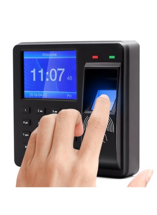 Access Control Time Attendance Machine Fingerprint/Password/ID Card Recognition Time Clock with 2.4 Inch Display Screen Employee Checking-in Recorder Multi-language Support U Disk Export Report - pzsku/ZA0C0B63955DDBBFF04ABZ/45/_/1729068447/89e4f8be-d82b-4192-a2f1-24b44eb21fa0