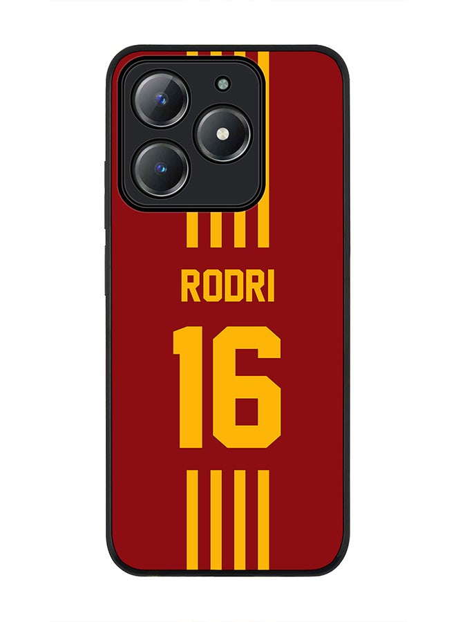 Stylizedd For Realme C63 / Realme C61 4G Case,Slim fit Camera Protection, Shockproof Thin Phone cover  - Football - Spain ,  Rodri - Image 1