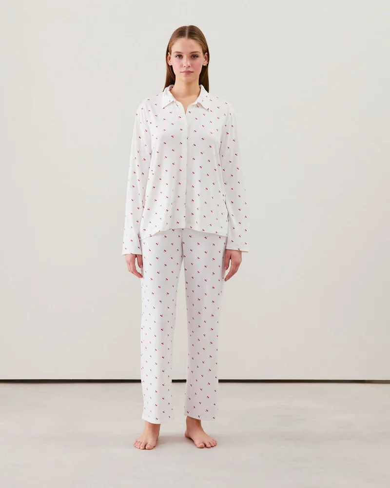 UNDIZ Patterned jersey trousers
