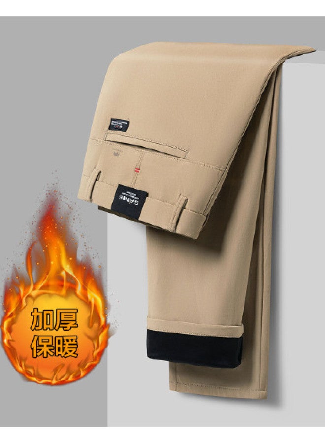 Fomoce 24 Fall/winter Warmth Light Business Classic Series Easy-care Men's Casual Pants - Image 1