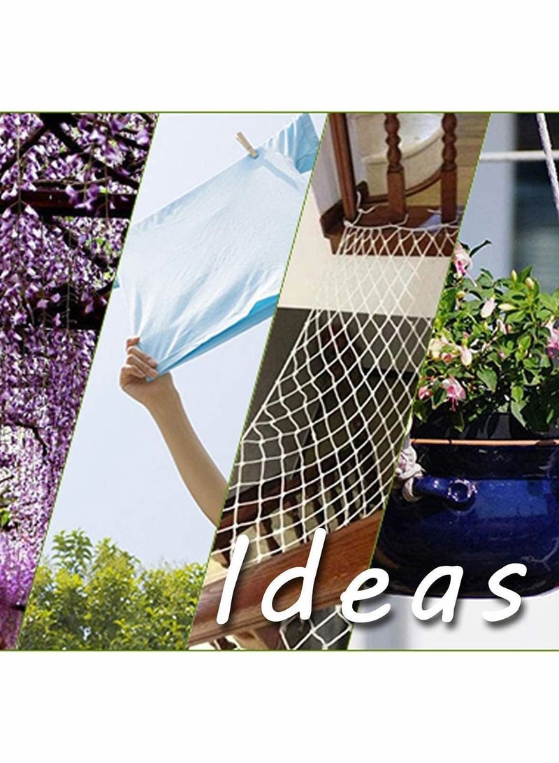 Nylon Poly Rope Flag Pole Polypropylene Clothes Line Camping Utility Good for Tie Pull Swing Climb Knot (10 M Length, 10 mm Width, 2Pcs Blue) - Image 5