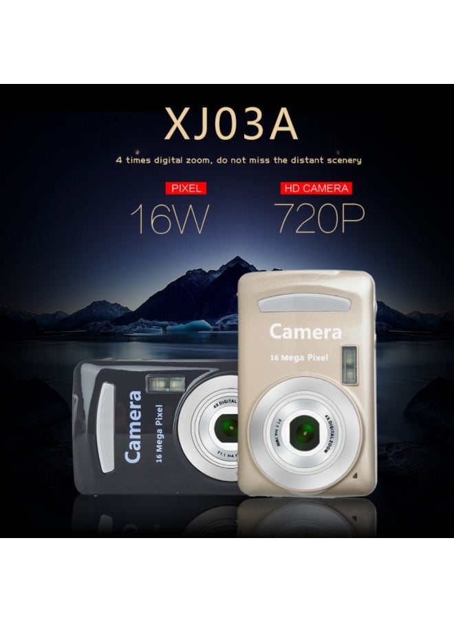 Generic XH03 Business English Digital Camera Code Card Camera 16 Million Pixel HD Video LED Light-Body Color:Standard Black English +16G Card  - Image 5