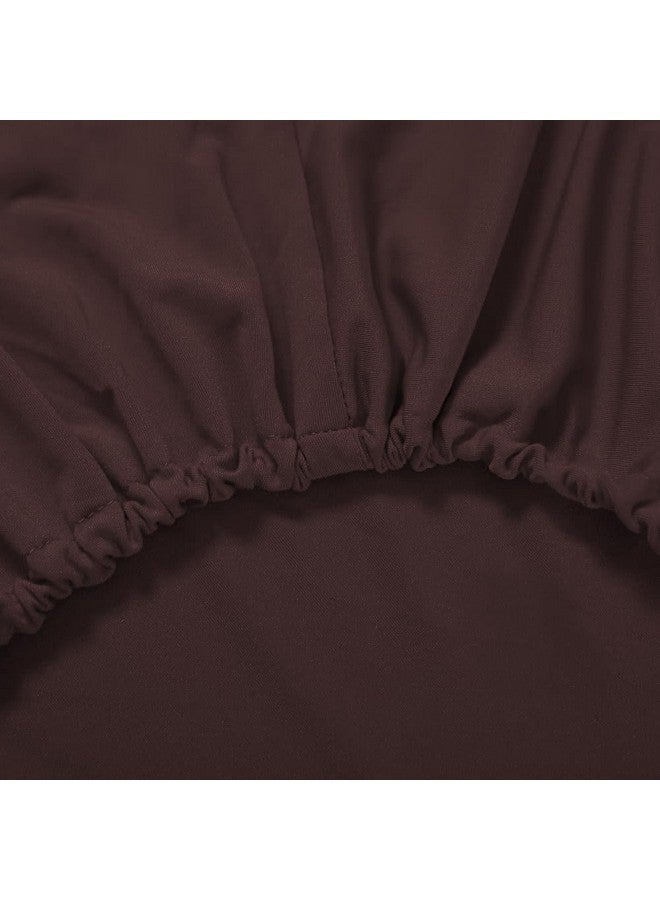 لوكزر غطاء أريكة لوكزر العالمي المكون من 4 مقاعد مع 2 كيس وسادة 140 جرام لكل متر مربع، غطاء مرن كبير لحماية الأريكة قابل للتمدد (بني سادة/230-300 سم) SC-031-04 - Image 5