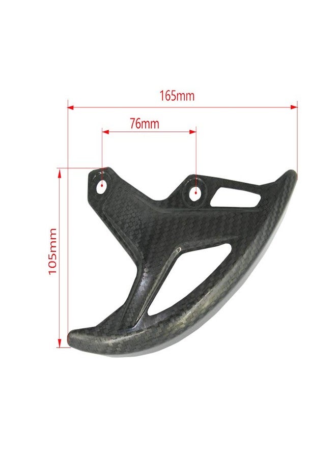 OTOM Rear Brake Disc Cover Guard Motocross Dirt Street Bike Carbon Fiber Cover for CRF250R CRF250X CRF450R CRF450X - Image 2