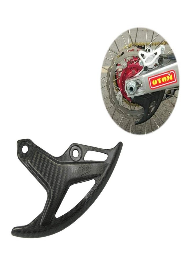 OTOM Rear Brake Disc Cover Guard Motocross Dirt Street Bike Carbon Fiber Cover for CRF250R CRF250X CRF450R CRF450X - Image 1