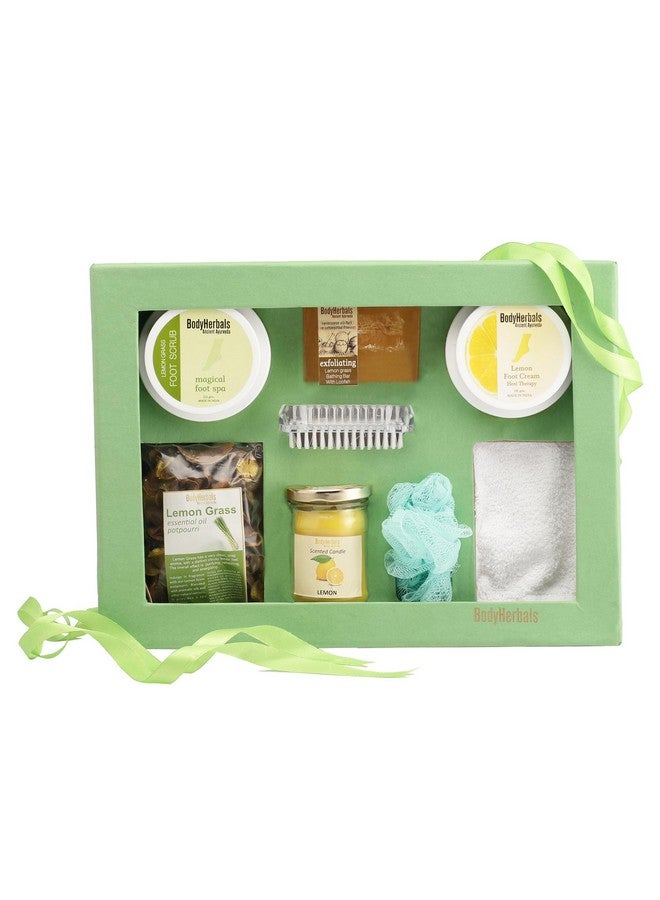 BodyHerbals Foot Care Premiun Gift Set For Women & Men| Foot Care Kit| Gift Box Hamper For Couple| 7 Pcs| Luxury Gift For Birthdays, Anniversaries, Christmas And Special Celebrations| 100 % Vegan - Image 1