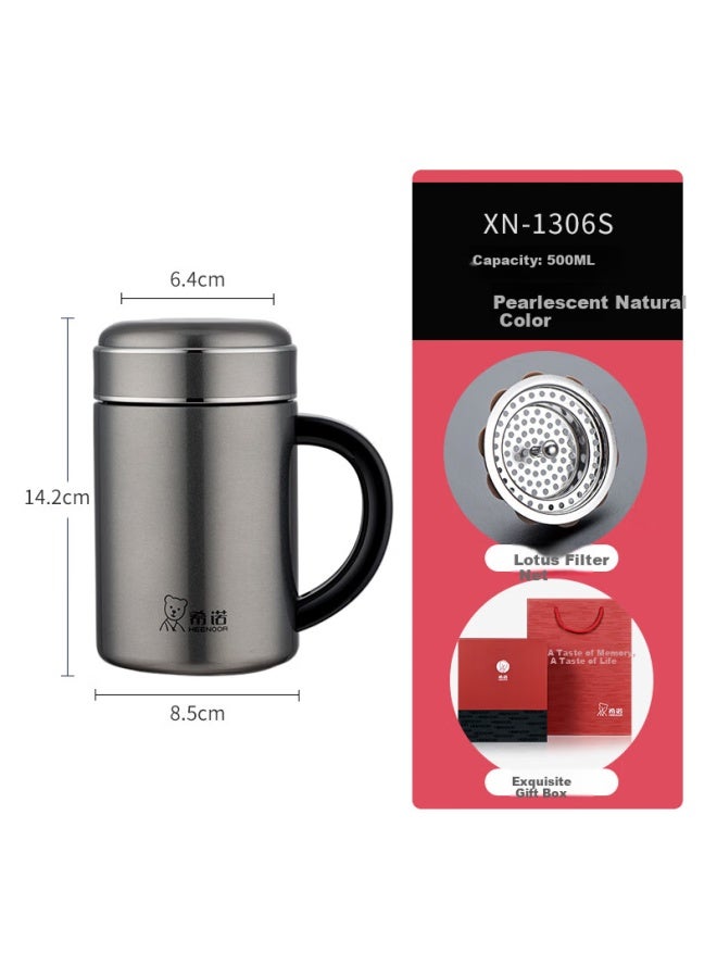 Heenoor Insulated Stainless Steel Water Bottle With Handle And Filter For Men Xn-1306s - Image 1
