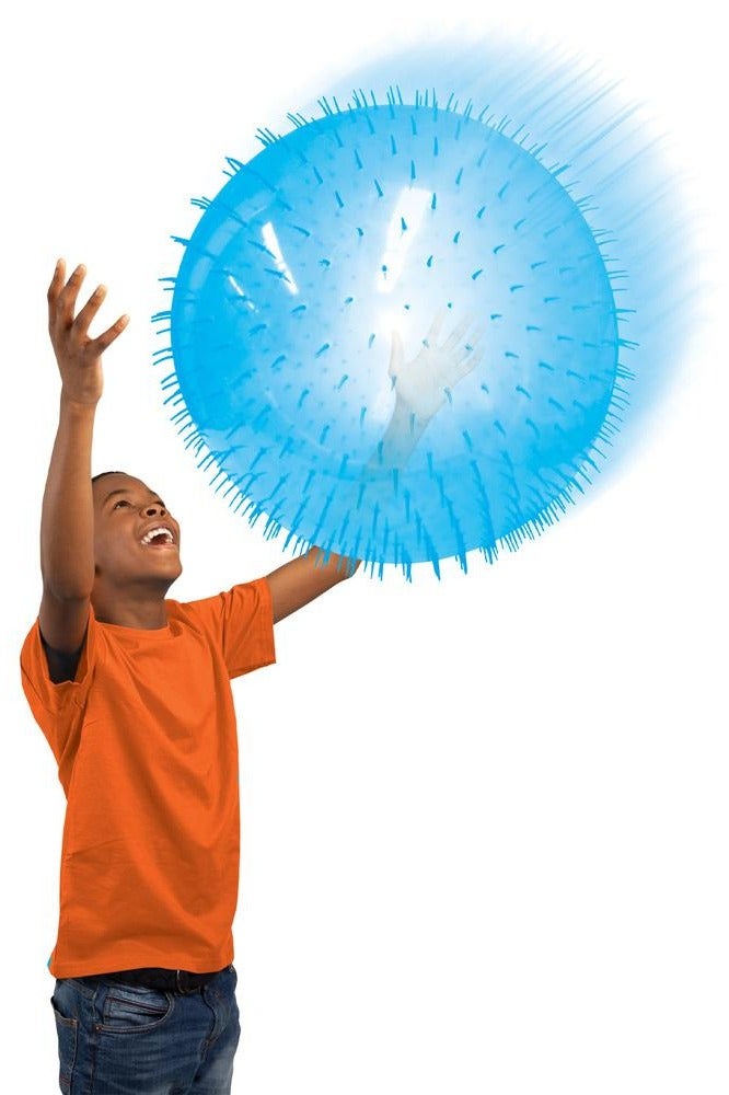 Wubble Bubble Super Wacky Wubble Bubble Ball - Blue | Inflatable Ball No Pump Needed! | Looks Like a Bubble, Plays Like a Ball! | Squishy Ball | Indoor & Outdoor Play for Kids - Image 3