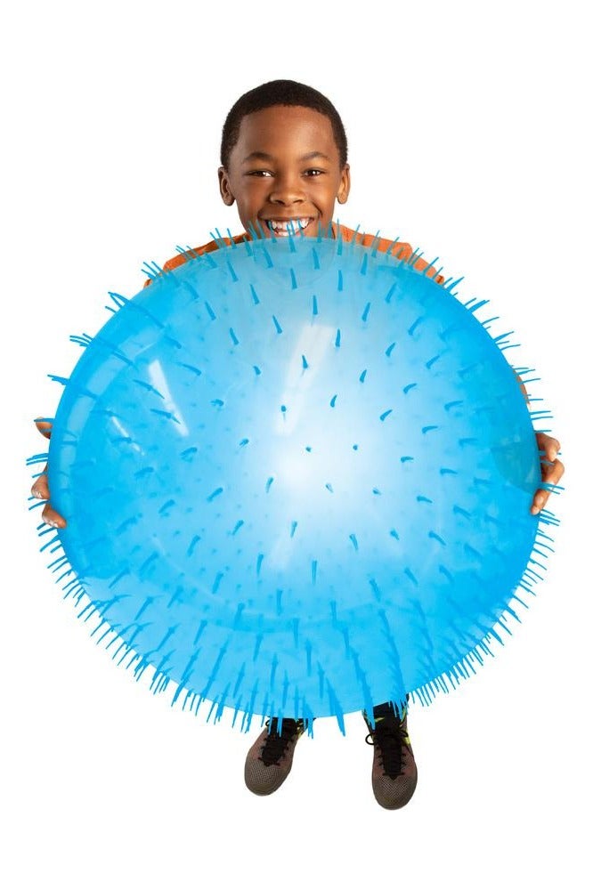 Wubble Bubble Super Wacky Wubble Bubble Ball - Blue | Inflatable Ball No Pump Needed! | Looks Like a Bubble, Plays Like a Ball! | Squishy Ball | Indoor & Outdoor Play for Kids - Image 4
