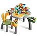 OCATO Kids Toddler Table and Chair Set Sensory Activity Tables with Rabbit Chairs and Large Marble Run Building Blocks Storage All in One Play Sand Water Table 3 4 5 6 Year Old Boy Girl Toys Gifts - Image 2