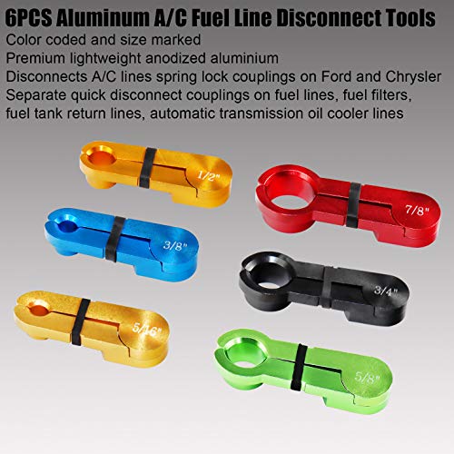 YSTOOL Master Quick Disconnect Tools 22PCS Kit for Automotive AC Line Fuel Hose and Transmission Oil Cooler Tube to Repair Fuel Pump Fuel Filter, Compatible with GM Ford Dodge Mazda and Chrysler - Image 4