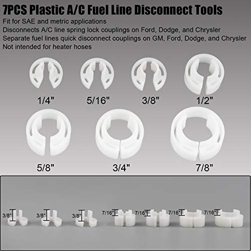 YSTOOL Master Quick Disconnect Tools 22PCS Kit for Automotive AC Line Fuel Hose and Transmission Oil Cooler Tube to Repair Fuel Pump Fuel Filter, Compatible with GM Ford Dodge Mazda and Chrysler - Image 3