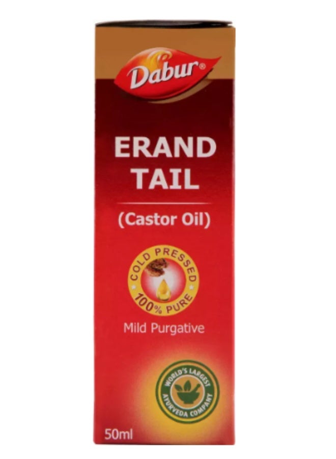 Dabur Erand Tail (Castor Oil) 50ml – Ayurvedic Mild Purgative for Constipation - Image 2