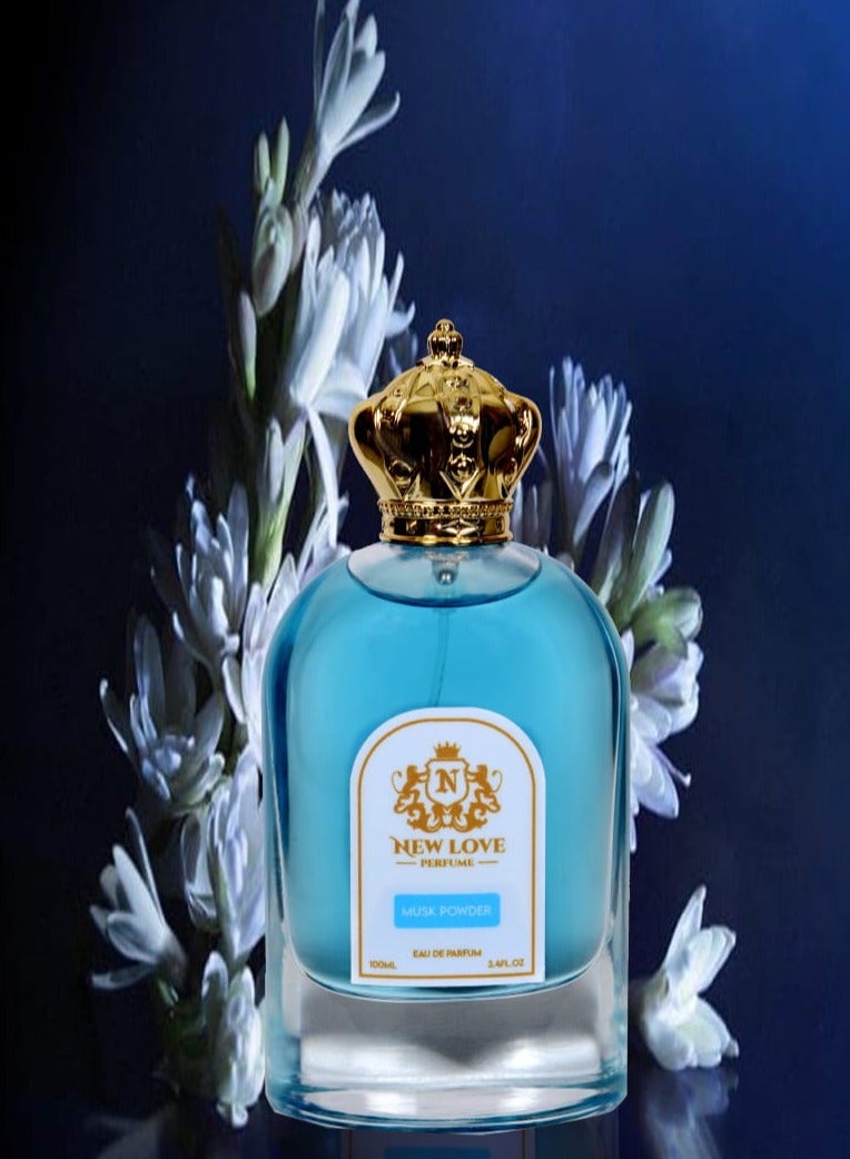 NEW LOVE Powder Blue Perfume For Kids Eau de Parfum 100 ml - Image 3