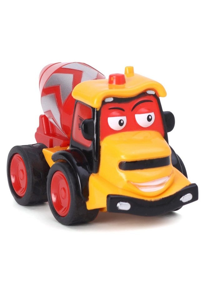 JCB My First Marty The Mixer, Pull Back Toy - Image 1