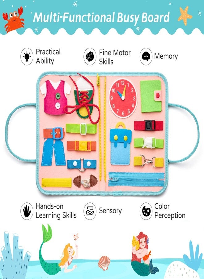 SUNNIFA Toddler Busy Board Montessori Toys for Boys, Sensory Book Educational Activities for Learning Fine Motor Skills, Birthday Gifts for Toddlers, Travel Toys for Airplane Car (Sky-8 Page) - Image 3