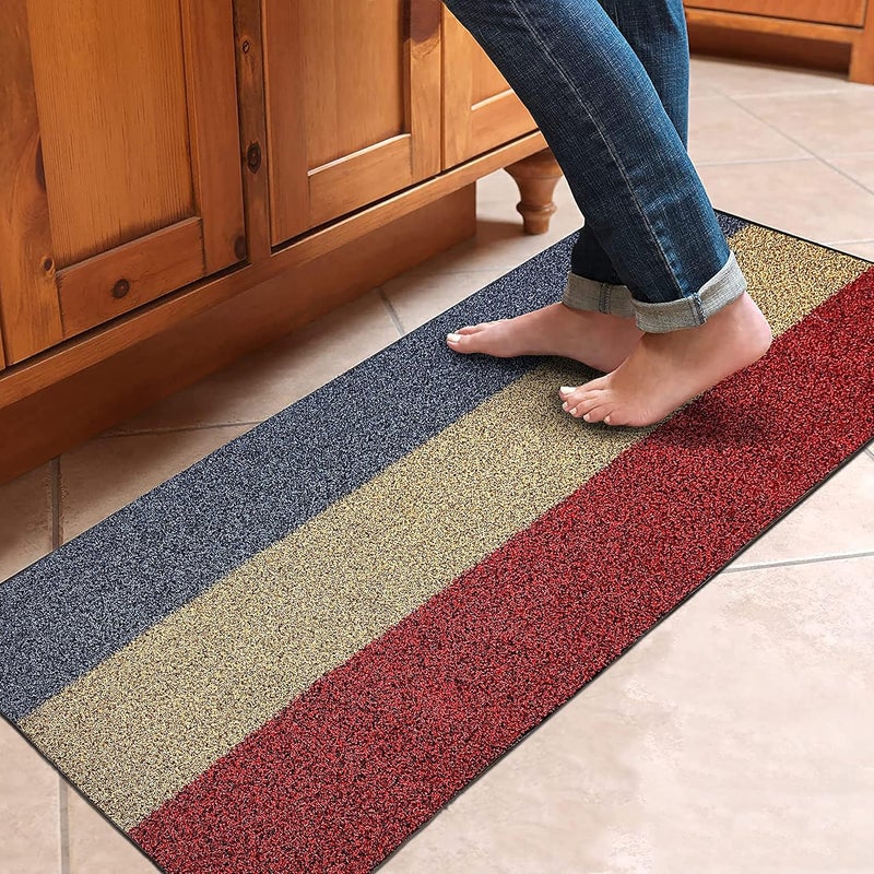 NESTPRIME Rubber Anti Slip Bathmat for BathroomKitchen Waterproof Anti Skid Mats for Home EntranceLiving Room RugsFloor Mats for Home Office Multipurpose Use 2x12 Feet Multi 2 - Image 1