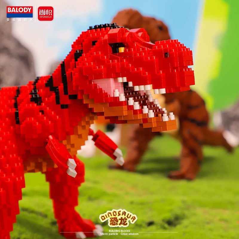Balody Belody Micro-Particle Building Blocks Dinosaur Series Boys' Educational Toys Hands-On Ability - Image 5