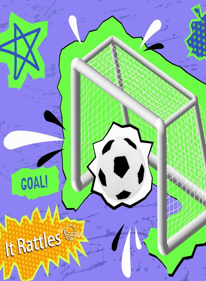 June Garden 3" My First Soccer Ball - Plush Baby Rattle Toy - Safe Soft Sports Toy for Infants Boys and Girls - Image 4