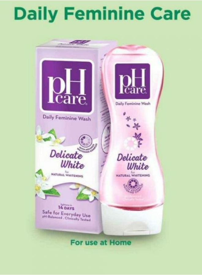 PH CARE FEMININE WASH DELICATE WHITE 250ML - Image 4