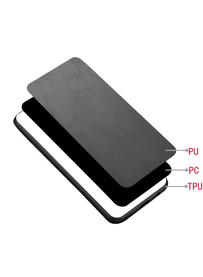 S-TOP Case For OPPO A94 5G / F19 Pro+ 5G Shockproof Sewing Cow Skin Texture PC + PU + TPU Case - Image 5