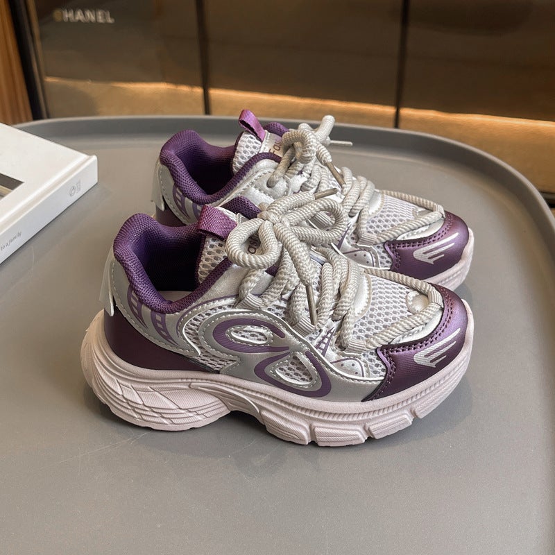 Children'S Sports Shoes 2025 Spring & Fall New Popular Fashion Internet Celebrity Soft Sole Dad Casual And Comfortable Sports Shoes Trend - Image 5