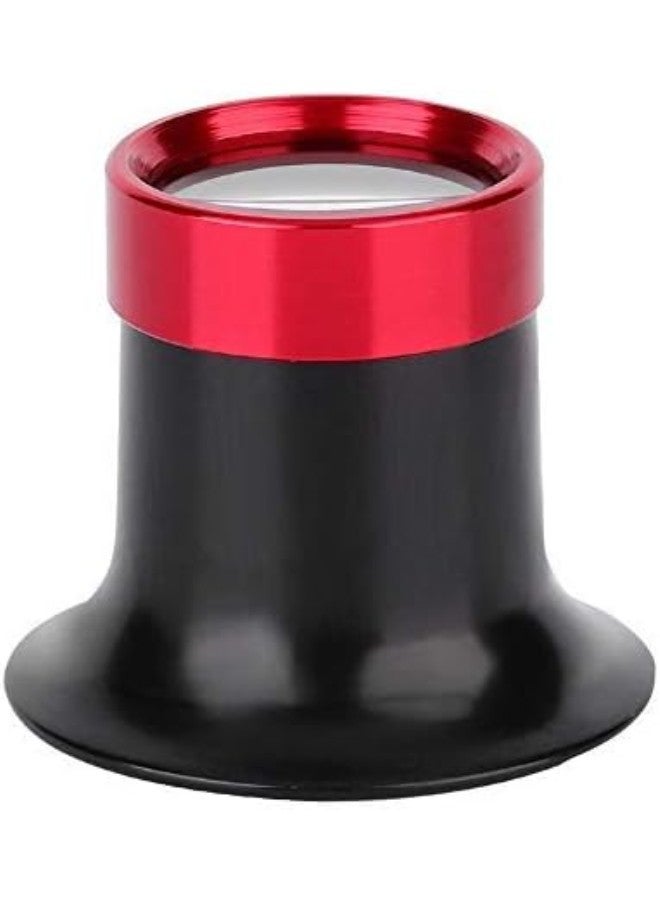 klarako 10X Magnifier, Aluminum Alloy Eye Magnifier Loupe Repair Watch Magnifying Glass Loupe Lens Small Lightweight Magnifying Glass Magnifier - Image 1