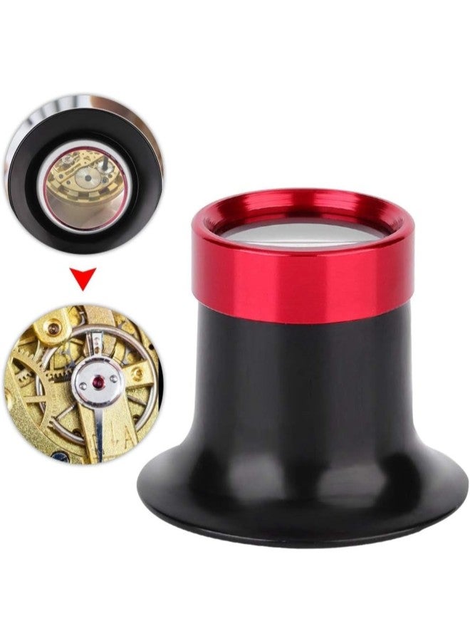 klarako 10X Magnifier, Aluminum Alloy Eye Magnifier Loupe Repair Watch Magnifying Glass Loupe Lens Small Lightweight Magnifying Glass Magnifier - Image 5