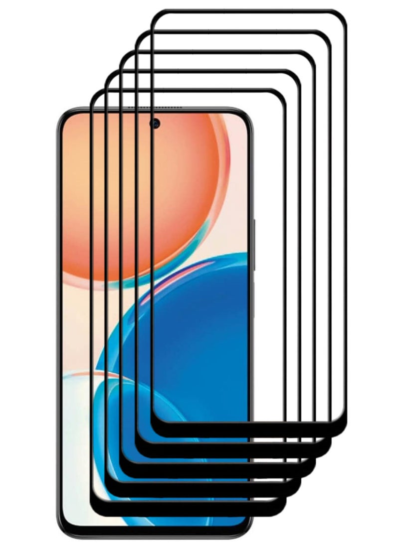 ACLIX 5 Pieces Antistatic ESD Dustproof Premium Quality High Definition Tempered Glass Screen Protector Designed For Honor X8 - Image 1