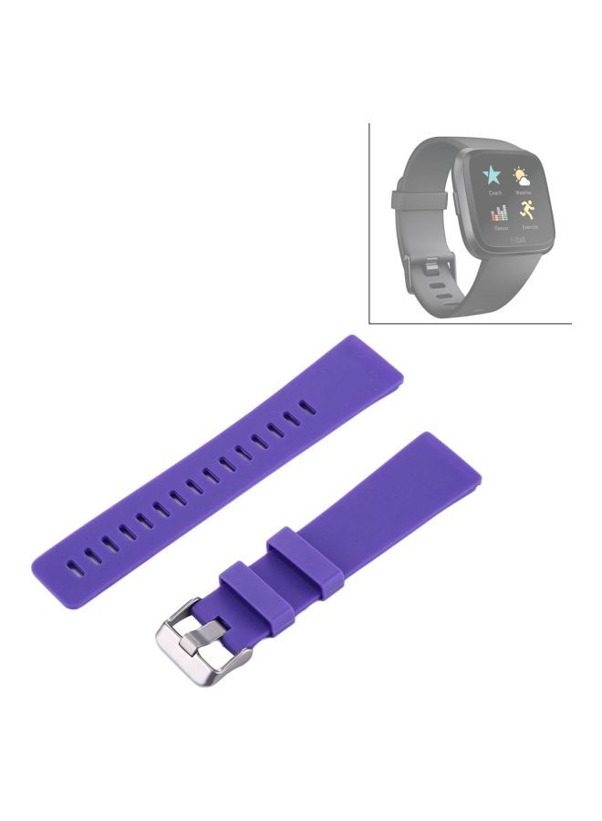 NIBEMINENT Replacement Band For Fitbit Versa Purple - Image 2