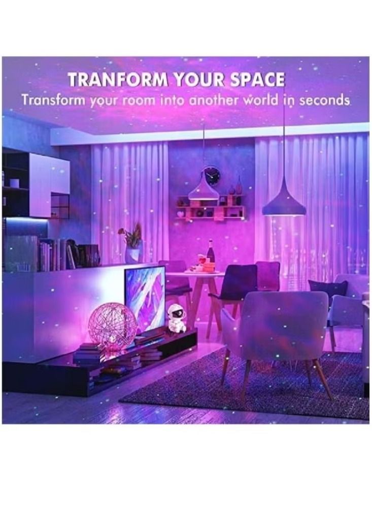 Dreamzon Star Projector Night Light with Timer and Remote Control,Astronaut Projector Lamp 360° Rotation,USB Galaxy Starry Sky Projector for Kids, Party,Bedroom and Game Room  - Image 3