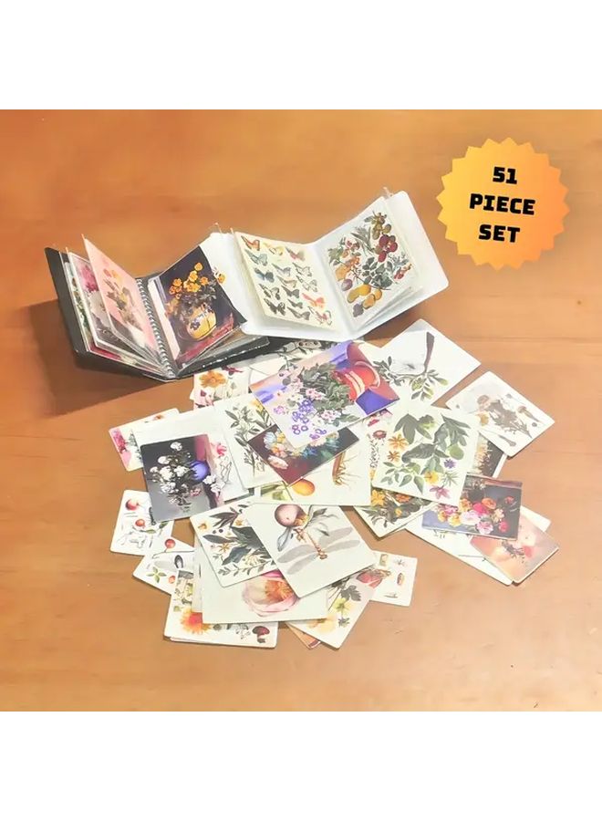 51 Piece Plant Cardboard Book Clamp Kit DIY Miniature STEM Craft Educational Desk Decor - Image 2