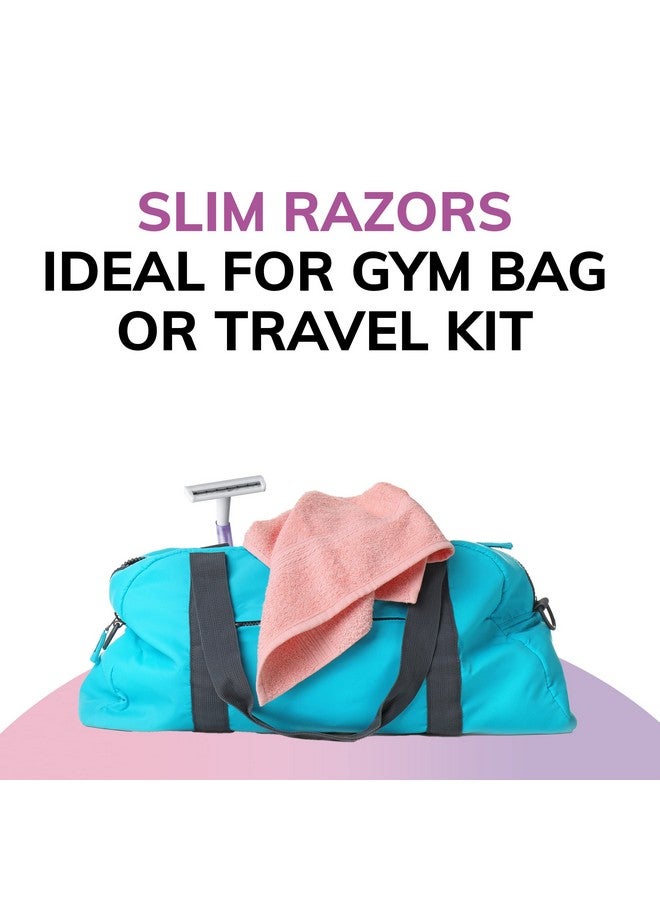 Bic Silky Touch Women'S Disposable Razors With 2 Blades Pretty Pastel Razor Handles 40 Count Value Pack Of Shaving Razors - Image 3