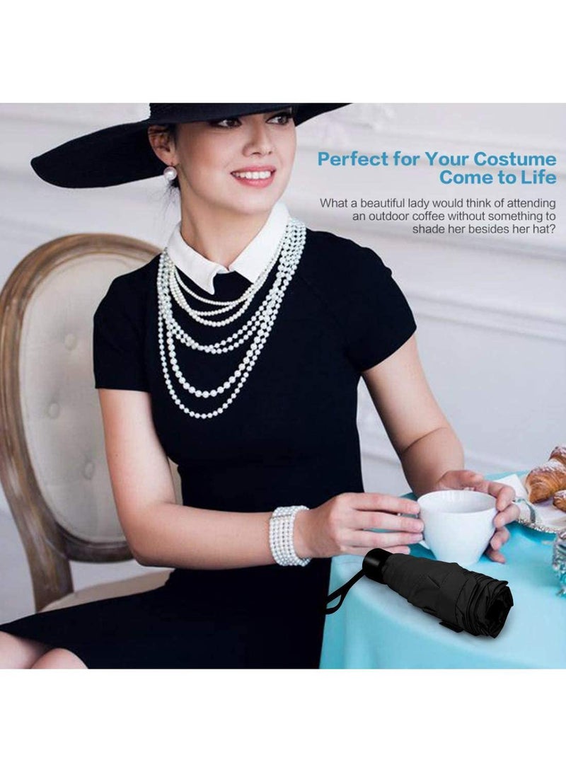 Sweet seven Mini Travel Umbrella by Lightweight Small UV Sun Umbrella for Sun&Rain Portable Lightweight Compact Paraso Umbrella(Non-Automatic) - Image 4