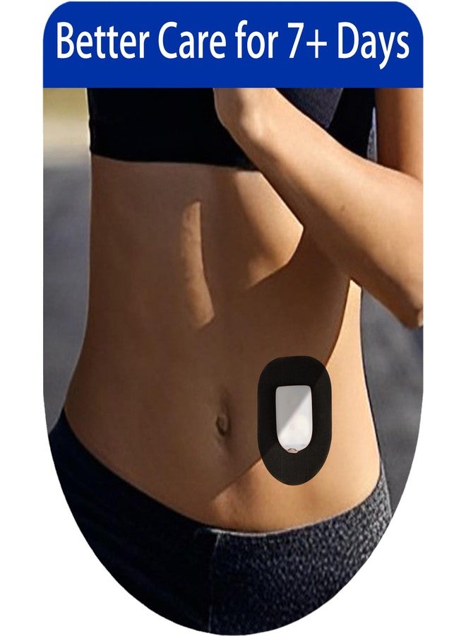 HONYOU 25Pack Omnipod 5 Overpatches Waterproof & Sweatproof, Pod Pals Omni Pod 5 Adhesive Overlay Hypoallergenic & Latex Free Omnipod 5 Patches, Black - Image 3